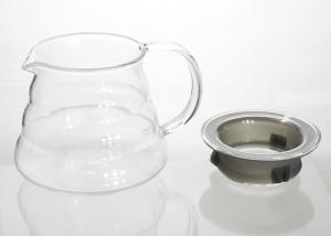 Quality 600ml Clear Drip Coffee Glass Carafe With Thickened Glass Long Service Time wholesale