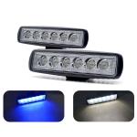 18W Dual Color 6.2inch Marine Led Flood Lights