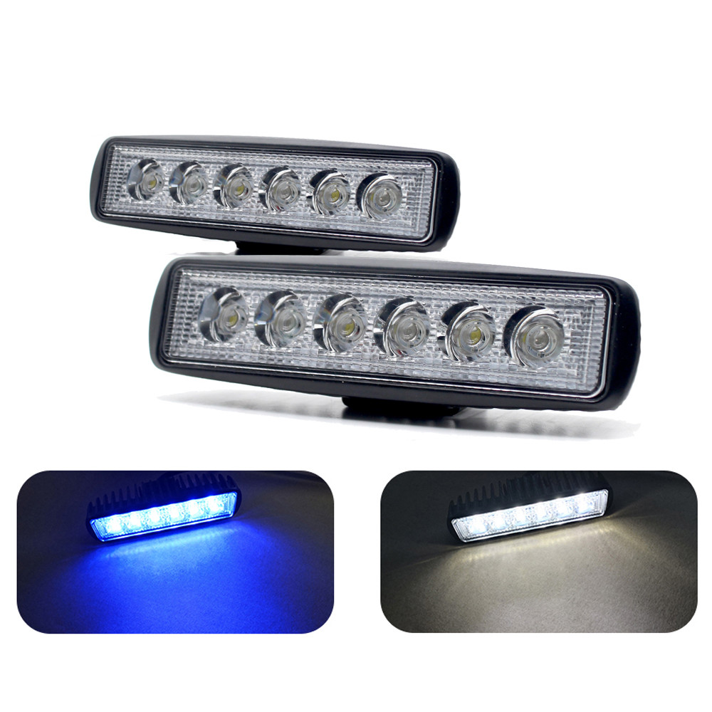 18W Dual Color 6.2inch Marine Led Flood Lights