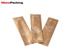 Custom Printing Kraft Paper Coffee Bags , Side Gusset Food Grade Sealable Paper