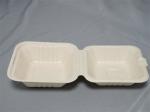 6" Hamburger Biodegradable Sugarcane Plates Restaurants