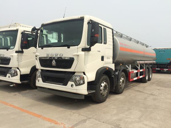 Refined LHD Unleaded Gasoline Delivery Truck 12 Tyres 26KL 28KL 30KL Manual 8x4