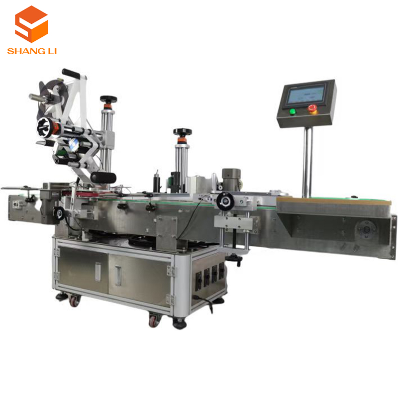 Double Side Adhesive Labeler for Round Bottles Provided Video Outgoing-Inspection