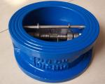 8 Inch Wafer Style Butterfly Valve Horizontal Spring Loaded Check Valve
