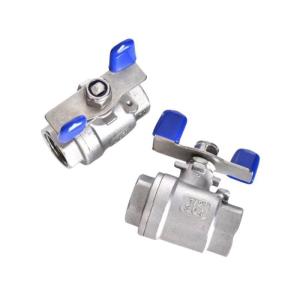 Quality 1/4-1 Inch Stainless Steel 304 1000wog 2PC Female Thread Ball Valve for High Pressure wholesale