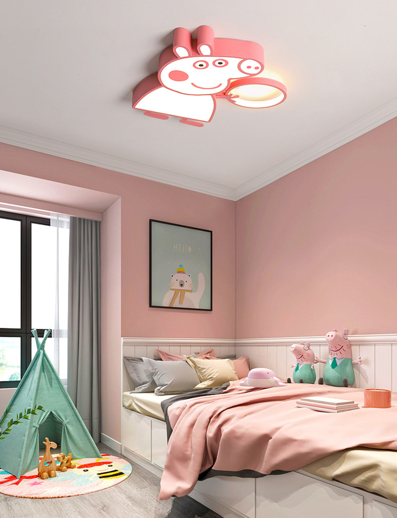 Children's bedroom decor smart led lamp girls nursery room chandelier(WH-MA-176)