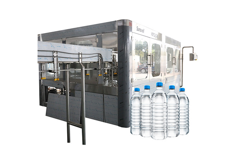 600ml Full Automatic Drinking Water Production Line , Filling Packing Machine