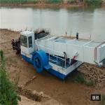 Easy Operation Rubbish Salvage Boat Grass Cutting Harvester Reed Harvester