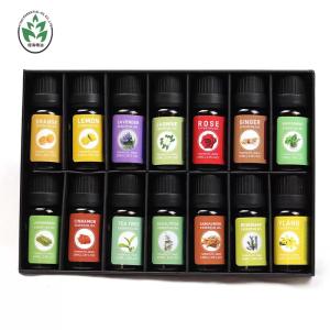 Quality OEM Natural Aromatherapy Gift Set Geranium Clove Lemon Characteristic Scent wholesale