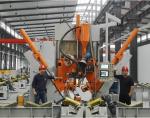Model HM800-14000 Light Pole Shut-Welding Machine For High Mast Monopole