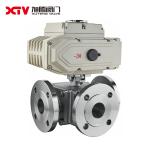 3-Way L-Type High Platform Flanged Ball Valve US Currency Return refunds up to