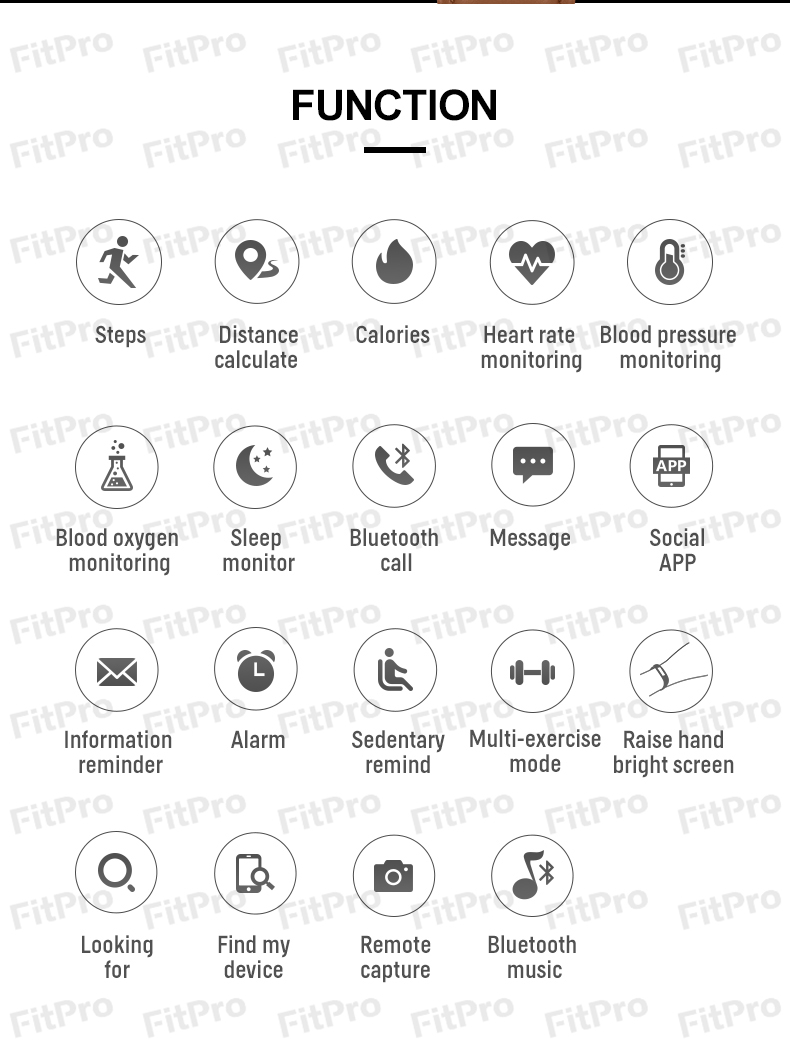 Black Fitness Tracker Device Ip67 Smartwatch For Swimming And Cycling