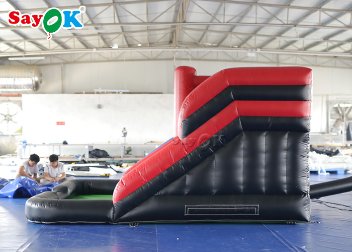 Inflable Dry Slide PVC Tarpaulin Giant 4*4m Inflatable Bouncer Slide With Blower For Amusement