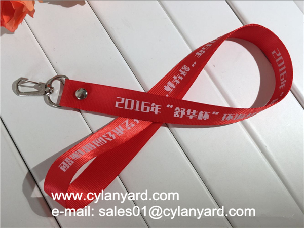 Print Nylon badge holder lanyards