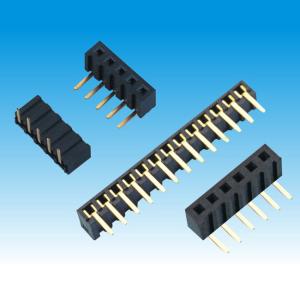 Quality 2.0 mm Height 4.3 Single Row Female Header Connector Right Angle Type wholesale