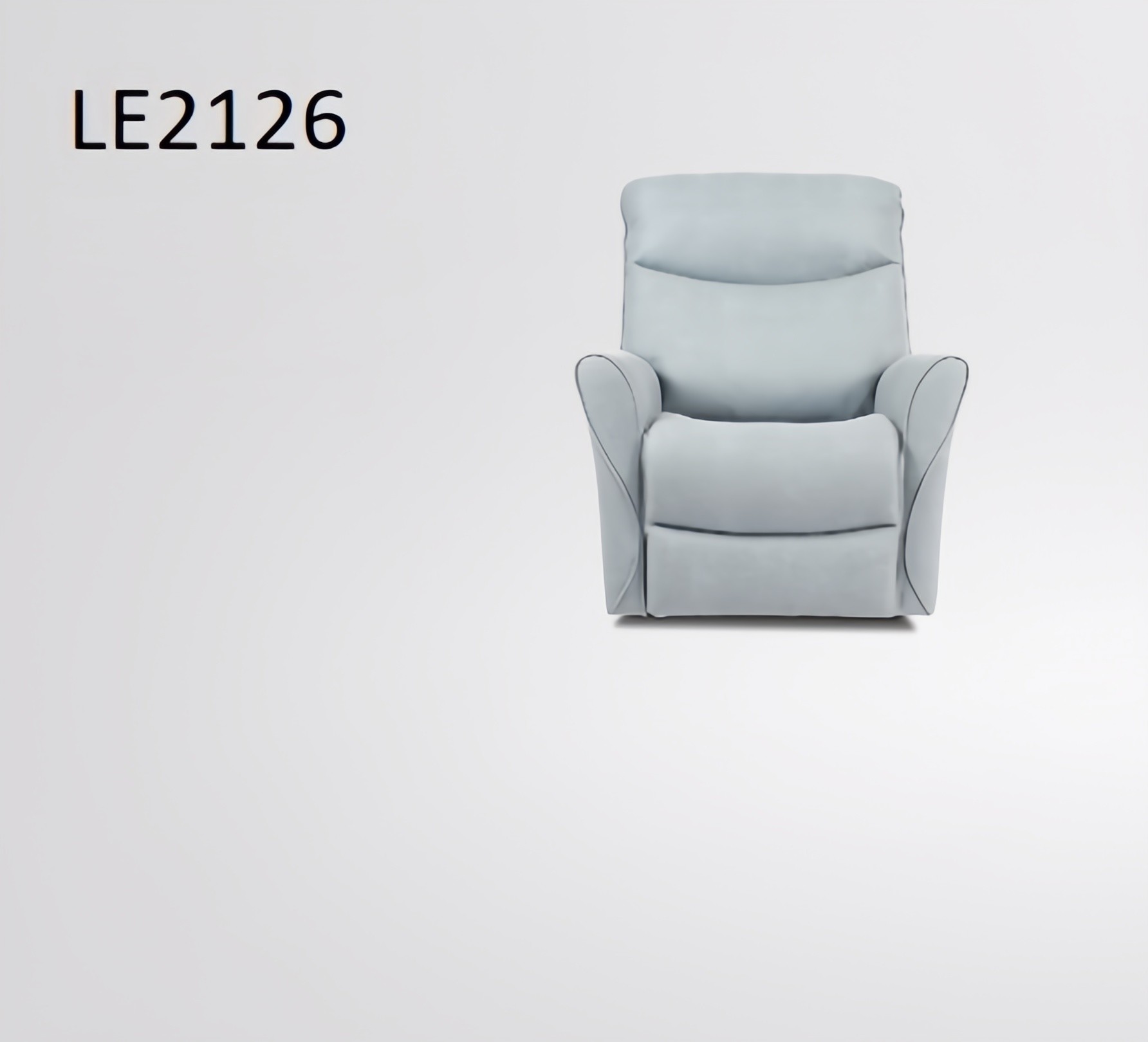 Oversized Leather Microfiber Fabric Manual Recliner Chair With Rocking Swivel