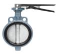 350mm 400mm Size Wafer Butterfly Valve Cast Iron Ggg50