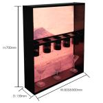Kitchen XJ1103 Light Panel Aluminum Display Shelf