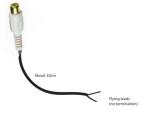 Professional Senior Citizens Nurse Call Cable RCA Monaural Plug With Button
