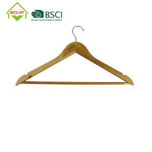 Quality 44.5x23.5x1.2cm Heavy Duty Skirt Solid Wood Hangers wholesale