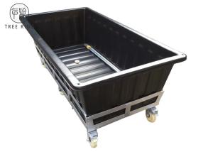 Quality Heavy Duty Poly Aquaponics Grow Bed With Wheels Rotomolding Garden Raised For Superiorgardens wholesale