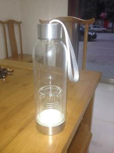 Quality Glass water bottle with tea strainer wholesale