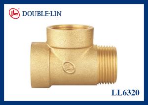 Quality Female X Female X Male 1&quot; Tee Brass Threaded Fittings wholesale