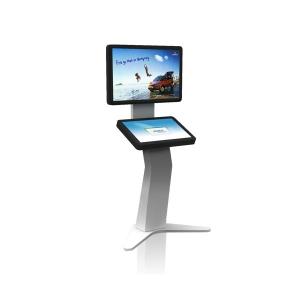Quality Floor Standing Dual Screen Kiosk High Extensibility Windows Or Android OS wholesale