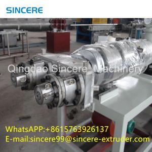 Quality PLC Control Tube Plastic Pipe Extrusion Line PVC Twin Pipe Production Line wholesale