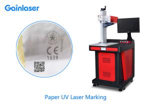 Quality 10mm Aperture 120KG UV Laser Marking Machine For Glass wholesale