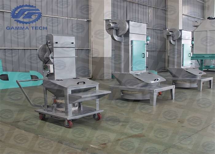 400m3/H TZTL Movable Vibration Feeder Food Pellet Mill With Pulse Dust Jet Filter