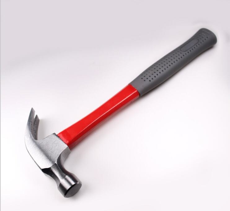 Good price American Type Claw Hammer(XL0007-C) with grade A polishing surface and color handle