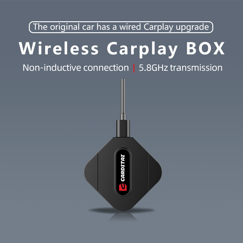 Portable CarPlay Android 13 Multimedia Video Wireless Car Play Ai Box for Car Air Purifier