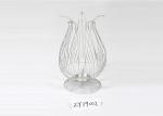 Table Lamp Shape Iron Silver Gold Pillar Candle Holder