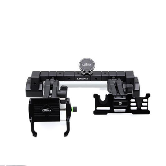 Aluminum Alloy Black Center Console Dashboard Phone Holder Mount for 4*4 Jeep