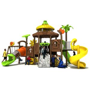 Quality Anti UV Plastic Children Playground Slide 304 Stainless With Swing Set wholesale
