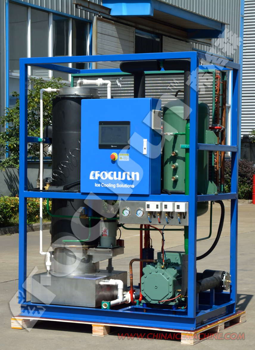 2 Tons Small Industrial Tube Ice Machine 2021 Design Field Maintenance and Repair Service