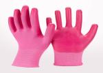 Durable Nylon Yarn Fully Coated Nitrile Gloves , Breathable Nitrile Gloves