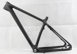 Mountain Fat Black Carbon Bike Frame 190 X 12 Thru - Axle Dropout 1290 Grams