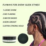 Extreme Hold Hair Gel 4oz Strong Hold for All-Day Neat Braids and No White