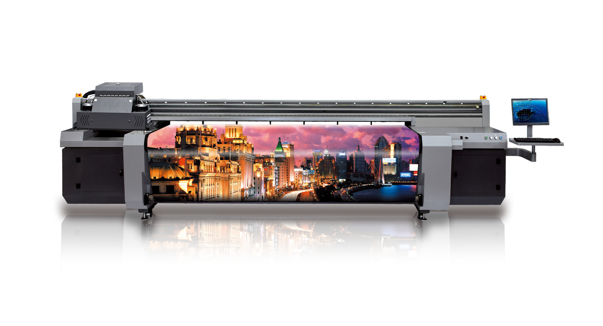 HT3200UV Automatic Digital Printing Machine Car Skin UV PVC Printing
