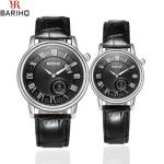 Couple Watch Waterproof Genuine Leather Band BARIHO MPJ411-11AB
