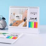 Spiral Bound Printable Desk Planner Hard Cover Film Lamination