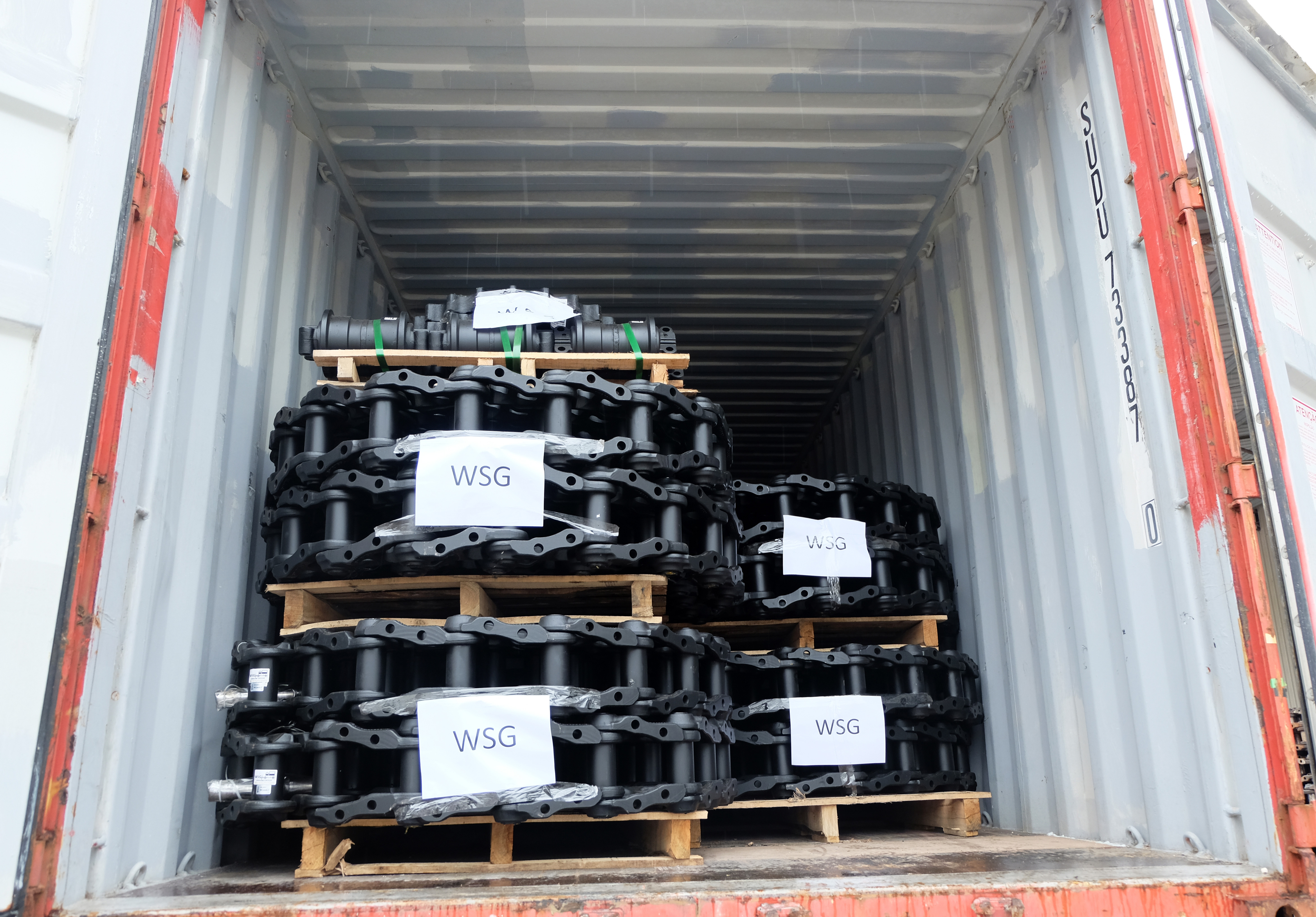 Excavator Undercarriage Parts Track Chain, Track Link Assy For PC200