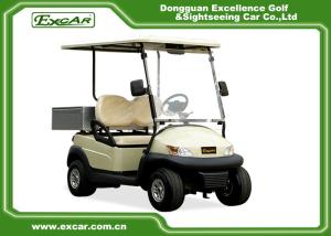 Quality 2 Seater AC Motor Electric Golf Car 48v Trojan Battery , Electric Hotel Buggy Car wholesale