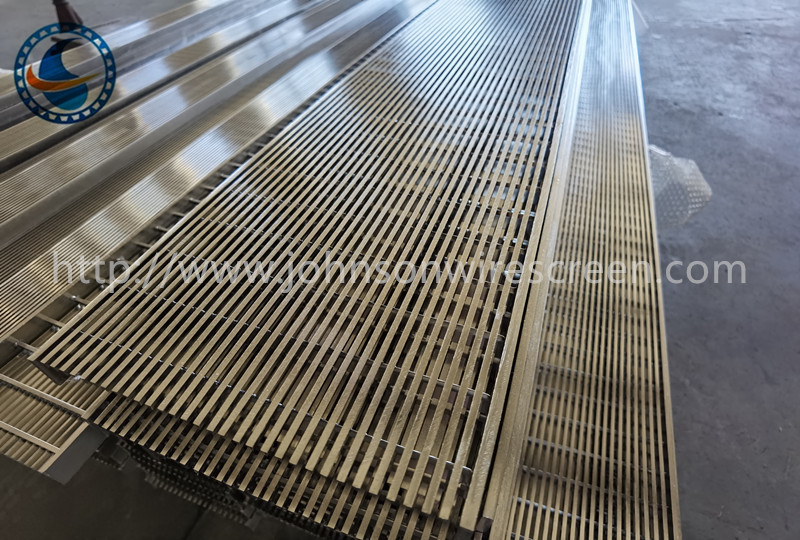Ss316l 3.0mm Slot Welded Wedge Wire Screen Flat For Swimming Pool