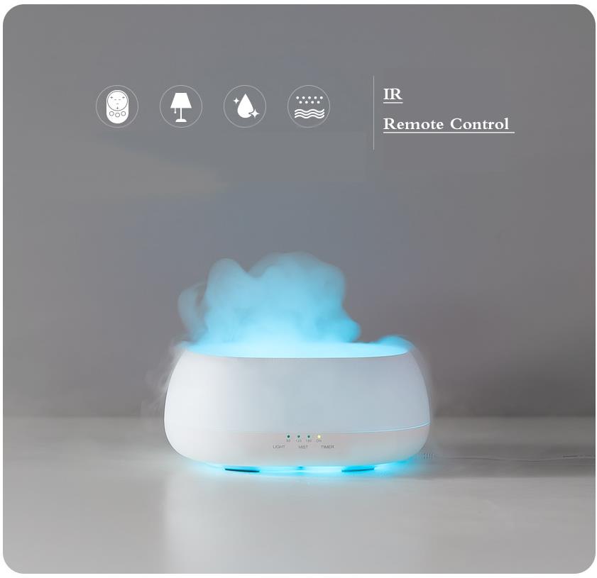 HOMEFISH Electric Aroma Diffuser 500ml Ultrasonic Humidifier OEM ODM