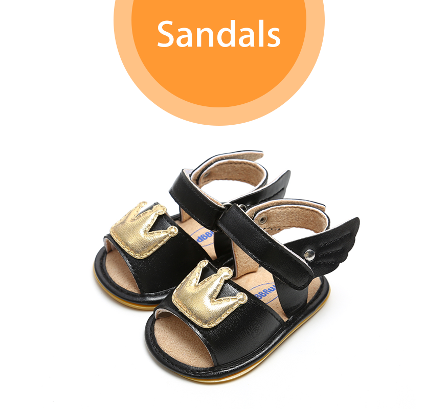 Cute 2019 Cotton Cartoon animal 0-18 months sandals baby crib shoes