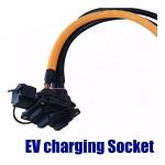 Type 1 Ev Charger Socket With Cable 50A Sae For Electric Vehicle Car AC