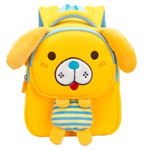 Quality Cartoon Children Plush Backpack Plush Neoprene Cute Dog Child Bag Kids Gift wholesale